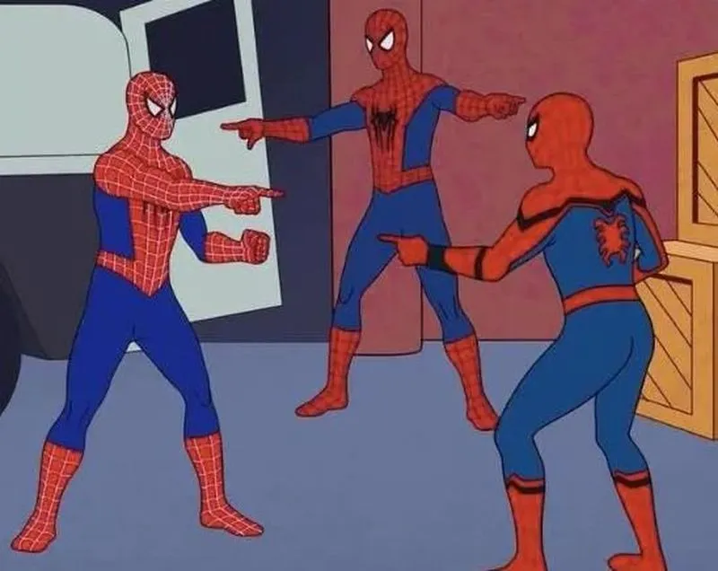 3 Spiderman Pointing Meme Template — Kapwing